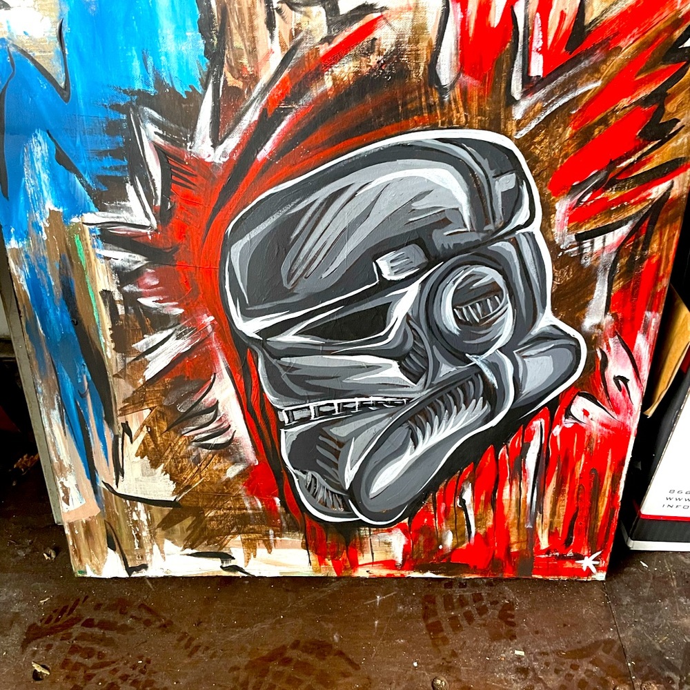 Hand-painted Storm Trooper by Keith Trahan